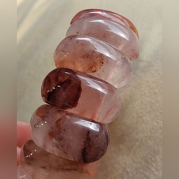 Fire Quartz Stretch Bracelet - Picture 7 of 7